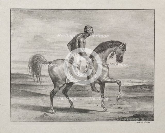 African on Horseback, 1823. Creator: Eugène Delacroix (French, 1798-1863).