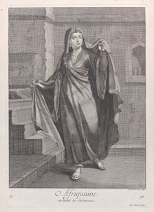 Afriquaine, en habit de Cèrèmonie, 1714-15.. Creator: Unknown