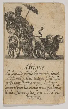 Afrique, 1644. Creator: Stefano della Bella