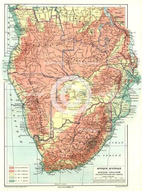 ''Afrique Anglaise, Sud- Ouest Africain; Afrique Australe', 1914. Creator: Unknown.