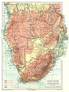 'Afrique Anglaise, Sud- Ouest Africain; Afrique Australe 1914. Creator: Unknown