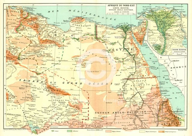 ''Afrique Du Nord-Est; Le Nord-Est Africain', 1914. Creator: Unknown.