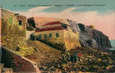 Afrique Occidentale -Senegal - Gorée - La Falasise et le Castel c1900