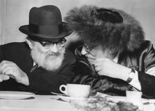 Agudist Rabbis, Jerusalem, 19 July 1963. Creator: Unknown
