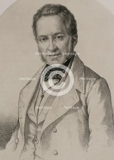 Agustín Argüelles (1776-1844), Spanish politician and diplomat, 1870. Creator: Jose Cuevas.