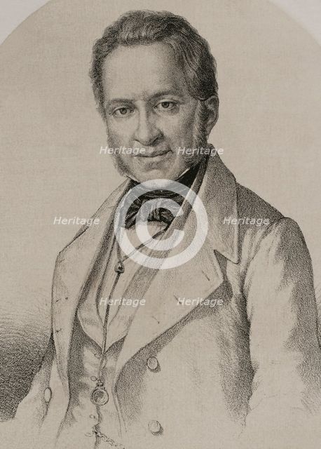 Agustín Argüelles (1776-1844), Spanish politician and diplomat, 1870. Creator: Jose Cuevas.