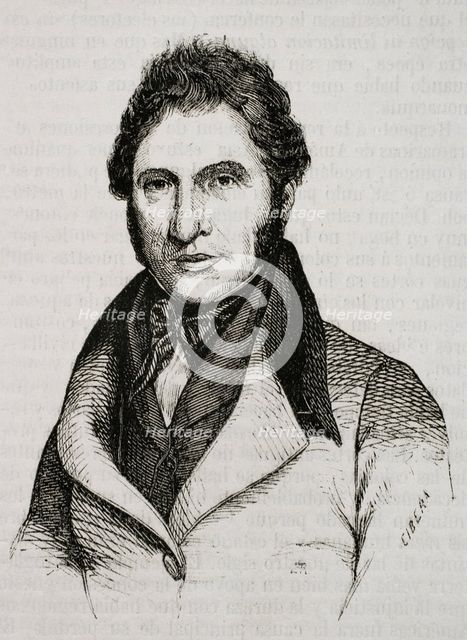 Agustín de Argüelles Álvarez González, (1776-1844), known as "El Divino", 1853.  Creator: Ildefonso Cibera.