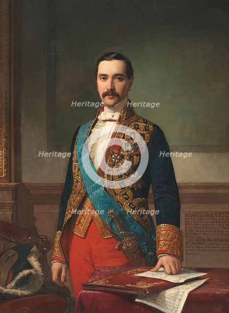 Agustín Esteban Collantes, c1855. Creator: Federico de Madrazo y Kuntz.