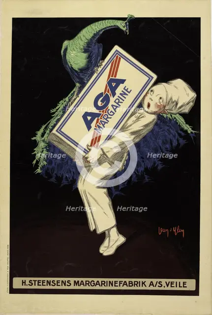 Aga Margarine, 1928. Creator: D'Ylen, Jean (1886-1938).