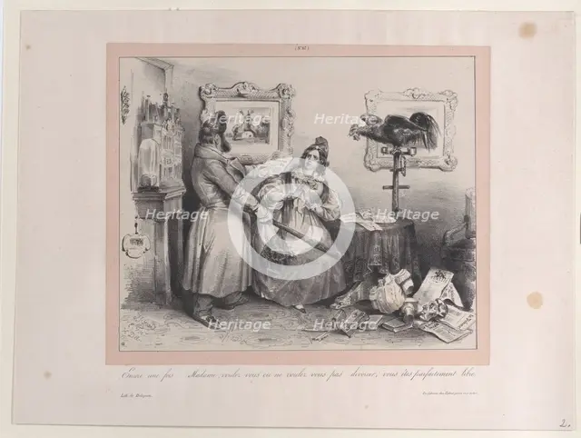 Again, Madame, whether you do or do not want to divorce, you are perfectly free, 1832.