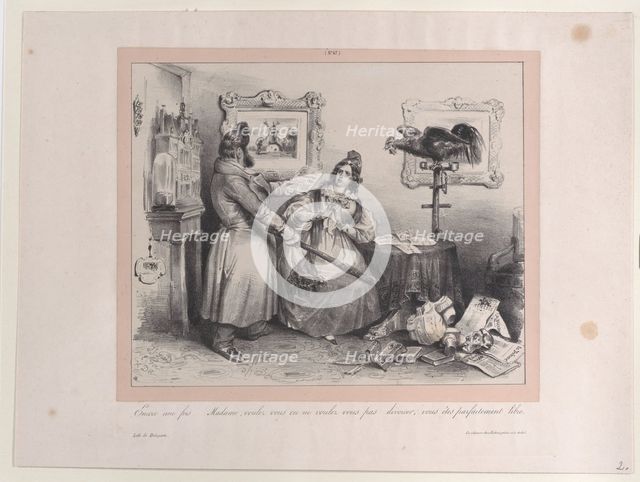 Again, Madame, whether you do or do not want to divorce, you are perfectly free, 1832.
