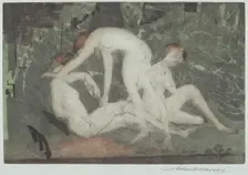 Against Green, 1918. Creator: Arthur Davies