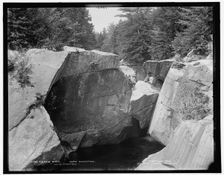 Agassiz Basin from North Woodstock, White Mountains, c1900. Creator: Unknown