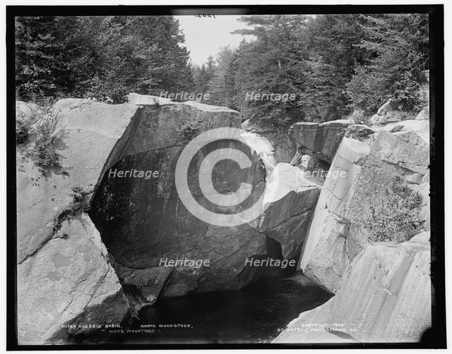 Agassiz Basin from North Woodstock, White Mountains, c1900. Creator: Unknown.