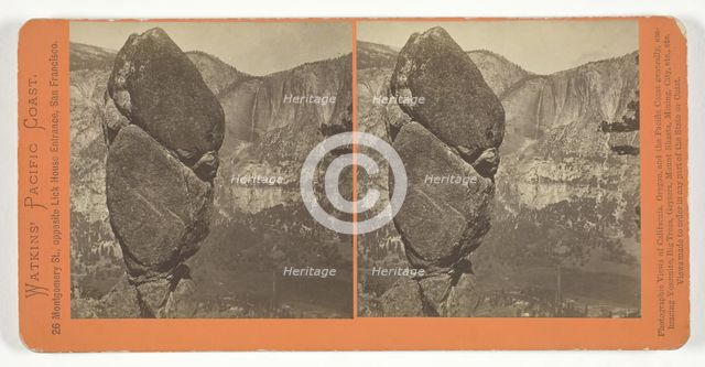 Agassiz Column from Glacier Point Trail, Yosemite, 1861/76. Creator: Carleton Emmons Watkins.