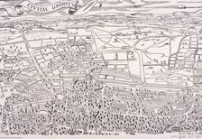 Agas Map of London, c1561