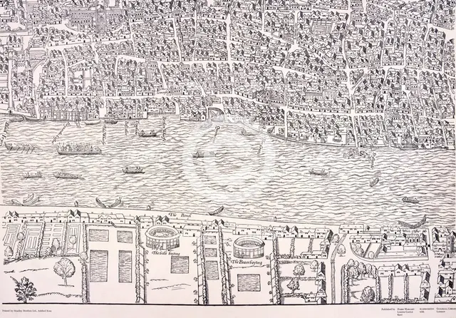 'Agas' Map of London, c1561. Artist: Unknown