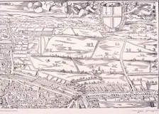 Agas Map of London, c1561
