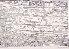 Agas Map of London, c1561