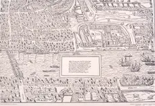 Agas Map of London, c1561. Artist: Anon