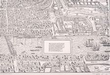 Agas Map of London, c1561. Artist: Anon