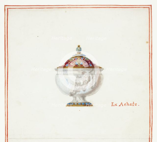 Agate Covered Bowl, n.d. Creator: Giuseppe Grisoni.