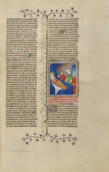 Agathocles Orders His Wife and Children to Flee to Egypt, about 1413-1415. Creators: Boucicaut Master, Workshop of the Boucicaut Master