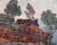 Agay - Les Roches Rouges, 1907. Creator: Armand Guillaumin