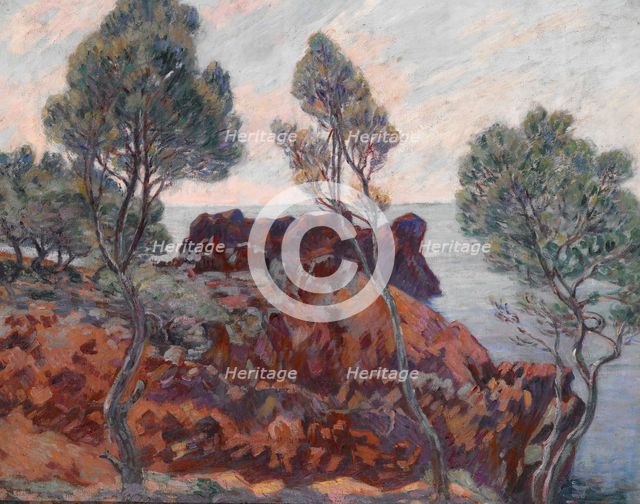 Agay - Les Roches Rouges, 1907. Creator: Armand Guillaumin.