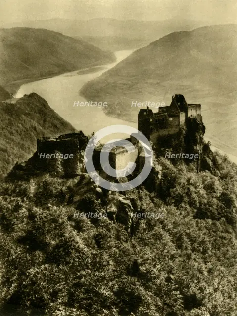 Aggstein Castle, Wachau, Lower Austria, c1935. Creator: Unknown.