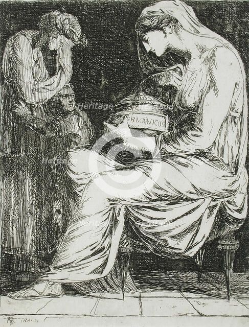 Aggripina with the Ashes of Germanicus, c1775. Creator: Alexander Runciman.