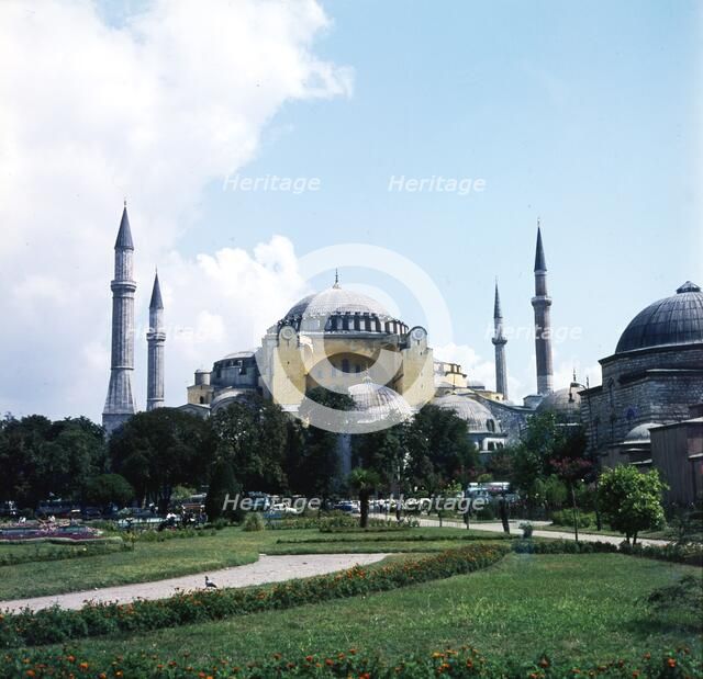 Aghia Sophia (St. Sophia) Byzantine Architecture, Istanbul, c20th century. Artist: CM Dixon.