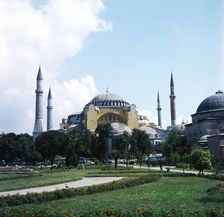 Aghia Sophia (St. Sophia) Byzantine Architecture, Istanbul, c20th century. Artist: CM Dixon