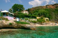 Agios Thomas Beach, Kefalonia, Greece. Creator: Peter Thompson