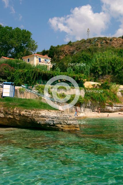 Agios Thomas Beach, Kefalonia, Greece. Creator: Peter Thompson.
