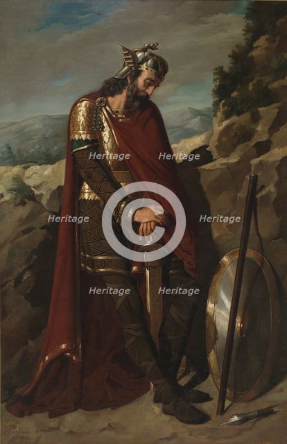 Agila I, Visigothic King, 1856. Artist: Puebla Tolín, Dióscoro Teófilo (1831-1901)