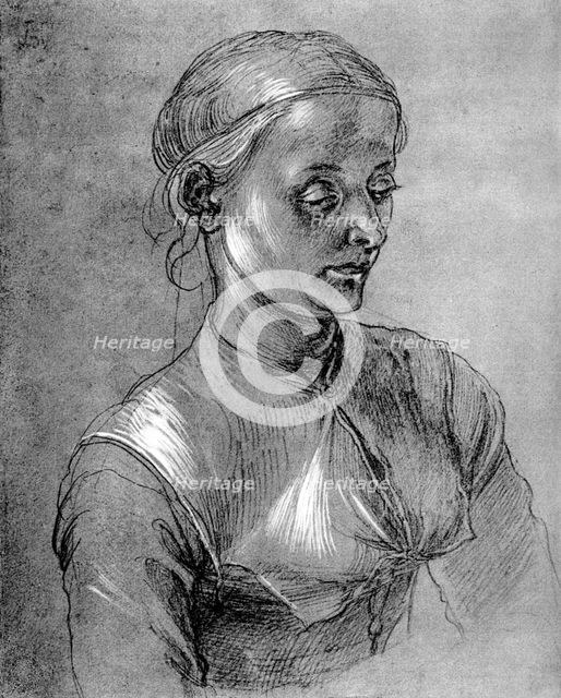 'Agnes', 1497, (1936). Artist: Albrecht Dürer