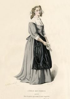 Agnès, 1868. Creator: Monnin
