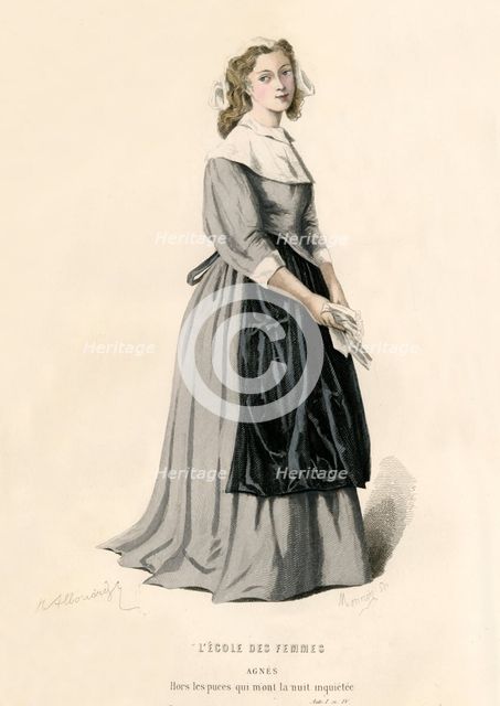 Agnès, 1868. Creator: Monnin.