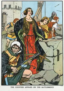 Agnes, Countess of Dunbar (1312?-1369), known as Black Agnes, 1338 (early 20th century)