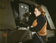 Agnes Cliemka, age 23, married and husband may be going into the service..., Milwaukee, Wis., 1943. Creator: Howard Hollem