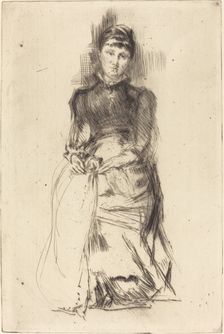 Agnes, c. 1873/1875. Creator: James Abbott McNeill Whistler