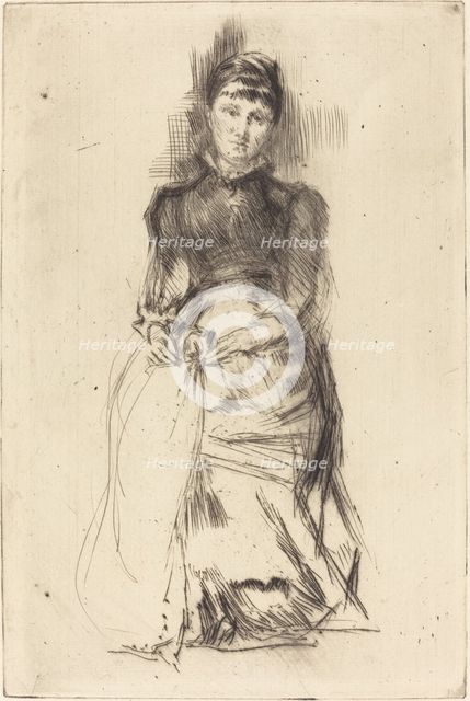 Agnes, c. 1873/1875. Creator: James Abbott McNeill Whistler.