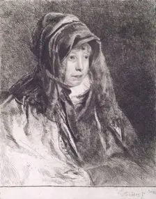 Agnes Geddes, the Artist's Mother, 1822. Creator: Andrew Geddes