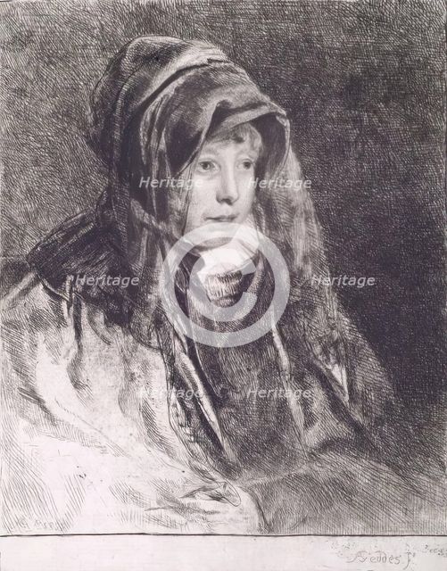 Agnes Geddes, the Artist's Mother, 1822. Creator: Andrew Geddes.