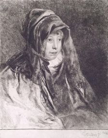 Agnes Geddes, the Artist's Mother, 1822. Creator: Andrew Geddes