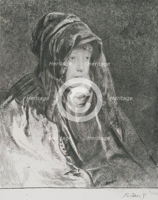 Agnes Geddes, The Artist's Mother, c1820s. Creator: Andrew Geddes.