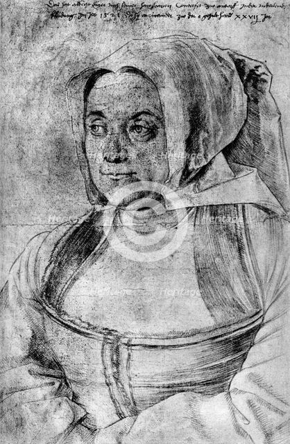 'Agnes Durer', 1521, (1936). Artist: Albrecht Dürer