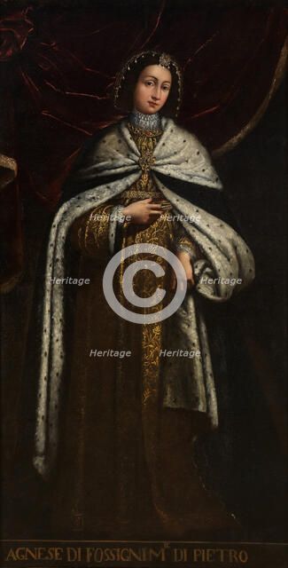 Agnes of Faucigny, wife of Peter II, Count of Savoy. Artist: Anonymous 
