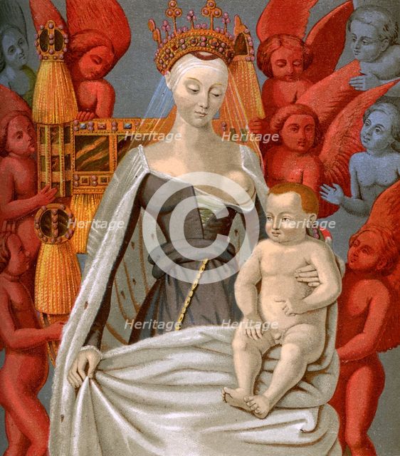 Agnès Sorel (1421-1450), mistress of King Charles VII of France, c1450 (1849). Artist: Unknown